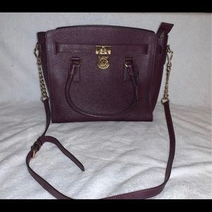 Purple Michael Kors purse